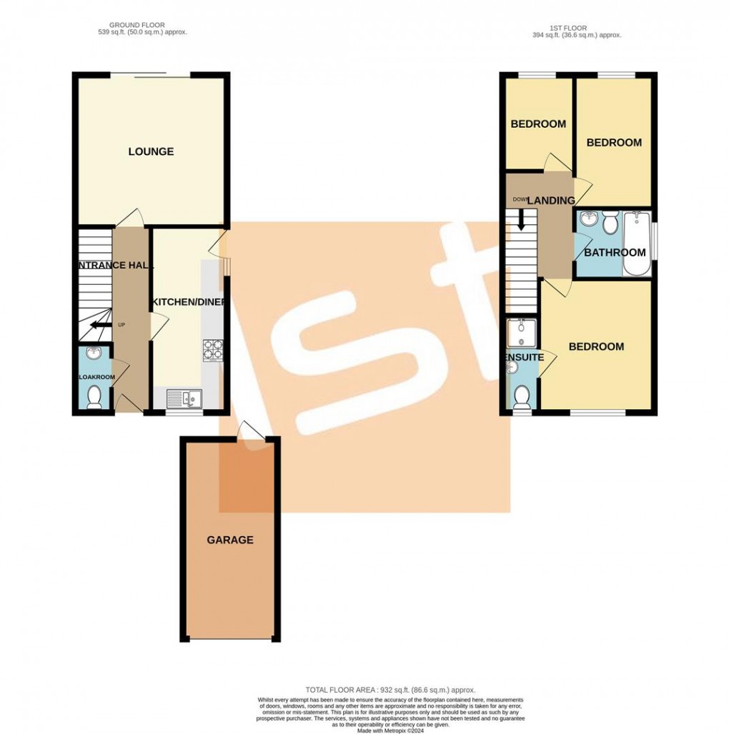 Floorplan for Church View Close, Southend-On-Sea