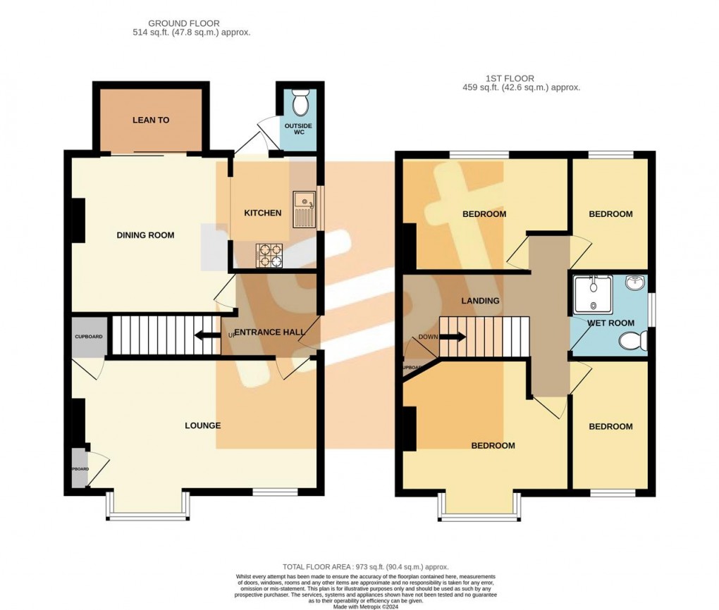 Floorplan for North Avenue, Southend-On-Sea