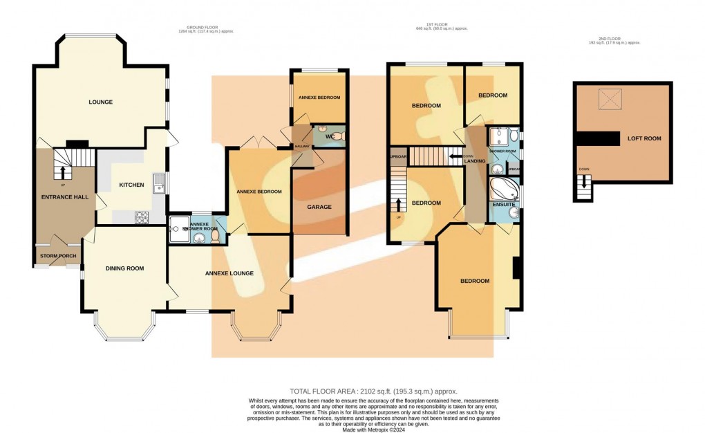 Floorplan for Poynings Avenue, Southend-On-Sea