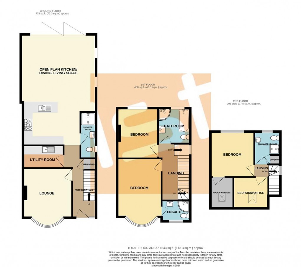 Floorplan for Lifstan Way, Southend On Sea, Essex