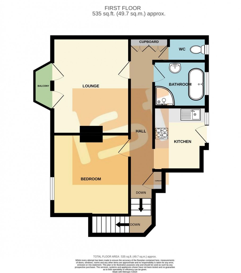 Floorplan for Westcliff Parade, Westcliff On Sea