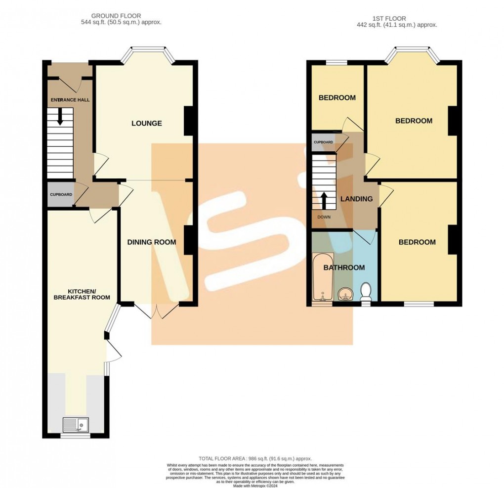 Floorplan for Silverdale Avenue, Westcliff On Sea