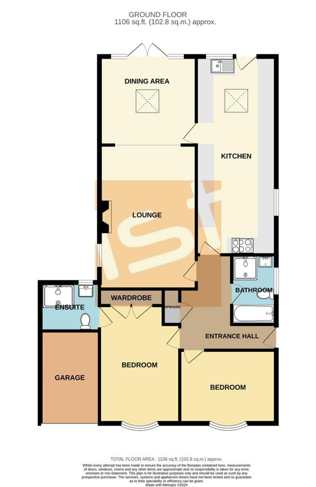 Floorplan for Goldsworthy Drive, Great Wakering