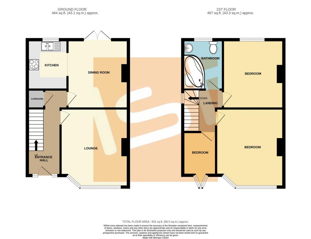 Floorplan for Highfield Grove, Westcliff On Sea