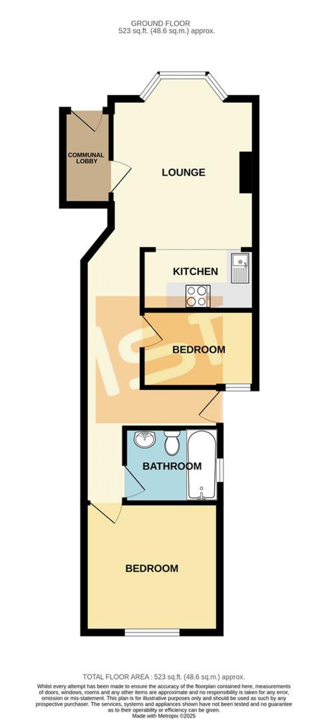 Floorplan for Beach Road, Southend-On-Sea