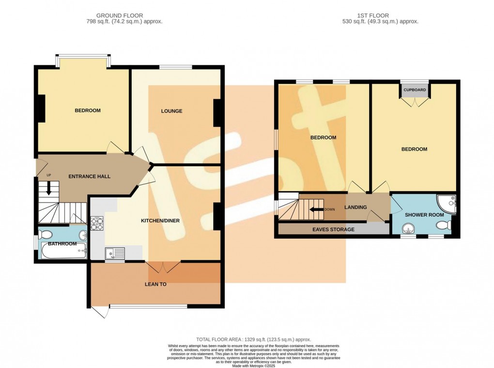 Floorplan for North Avenue, Southend-On-Sea