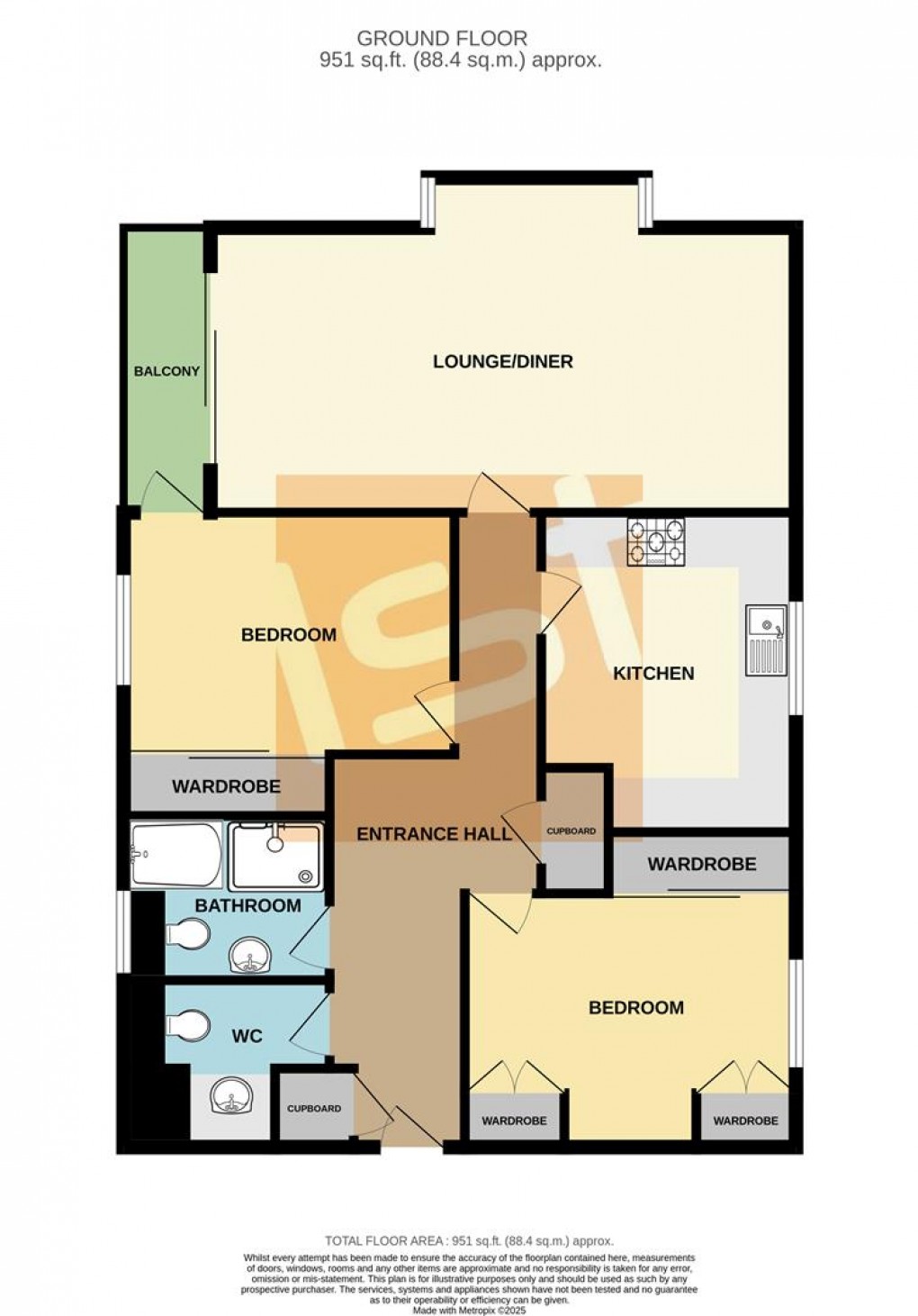 Floorplan for Overcliff, Manor Road, Westcliff-On-Sea