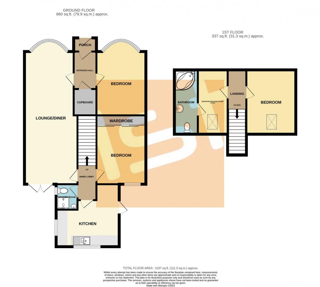 Floorplan for York Road, Southend-On-Sea